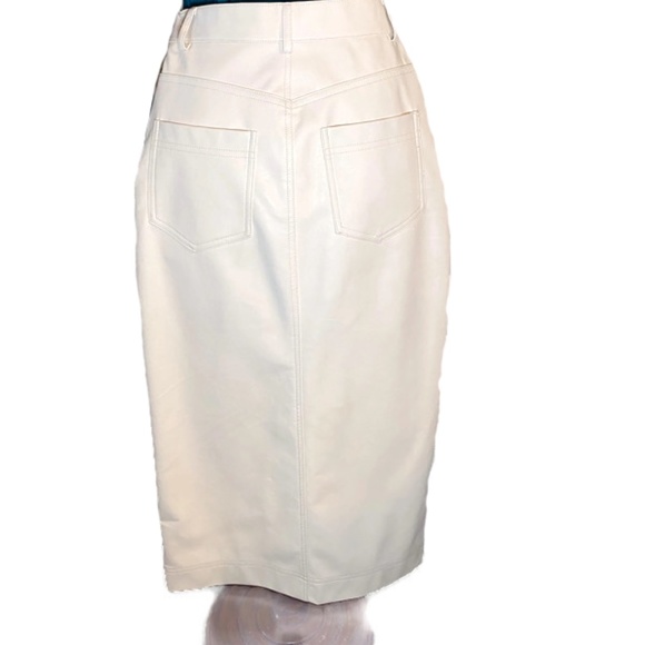 ❌SOLD❌ Zara Vegan "Leather" High Waisted Maxi Skirt Sz XS - Picture 3 of 7